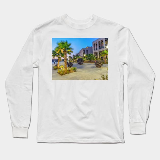 campus view Long Sleeve T-Shirt by likbatonboot